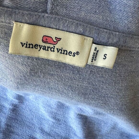 Vineyard Vines Blue Whale Pullover Hoodie Sweatshirt Size Small Woman Logo - Picture 5 of 7